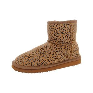 Emu Ridge Womens Sophie Mini Suede Wool Shearling Boots in size 6